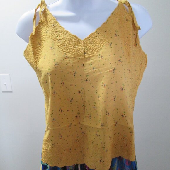 Wevez 7 Layer Tribal Skirt w/Easel Voile Cami Top Sz M NWT - Picture 11 of 14